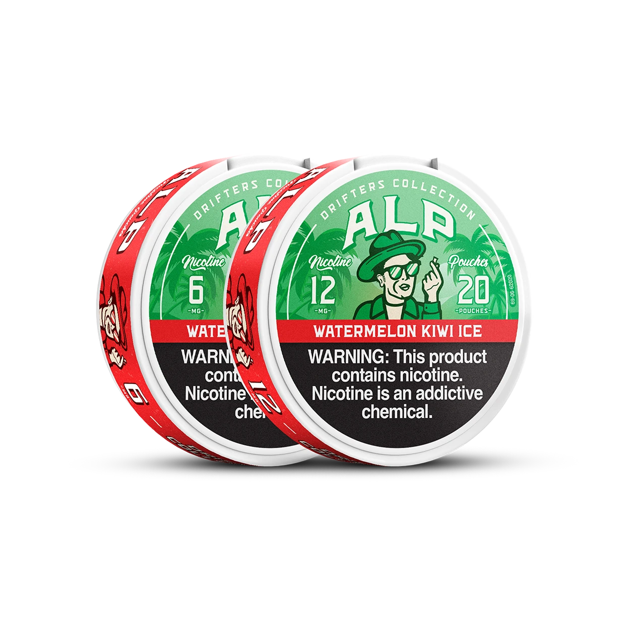 Drifters Watermelon Kiwi Ice tin